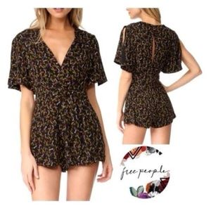 Free People Meet Virginia Floral Printed Romper